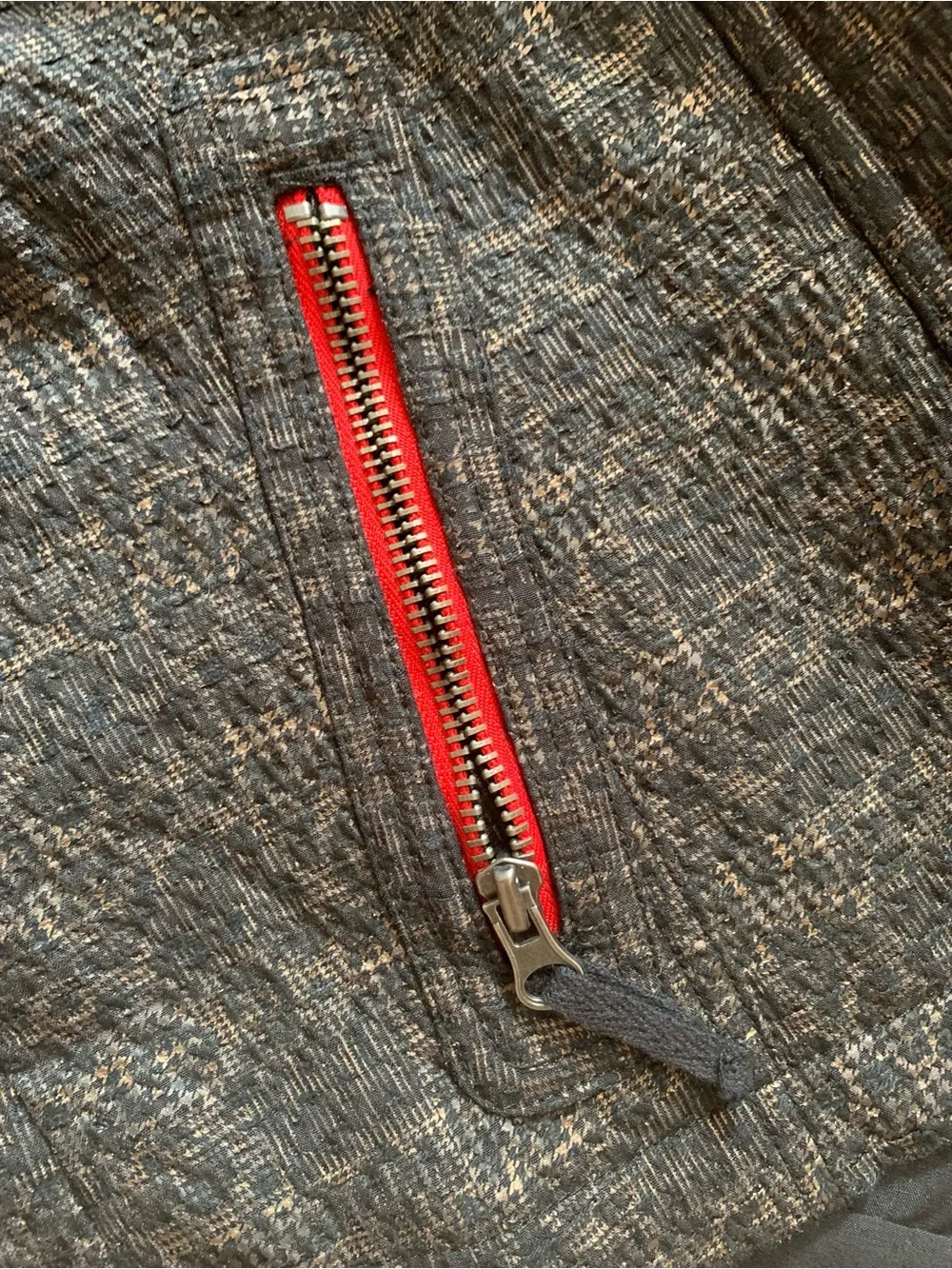 We The Free Leopard-Print Bomber Jacket with Red Trim Accents Size 2 Like New!